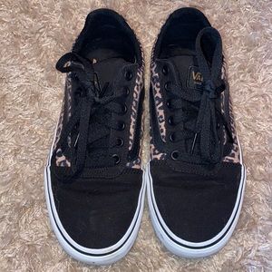 Cheetah print vans